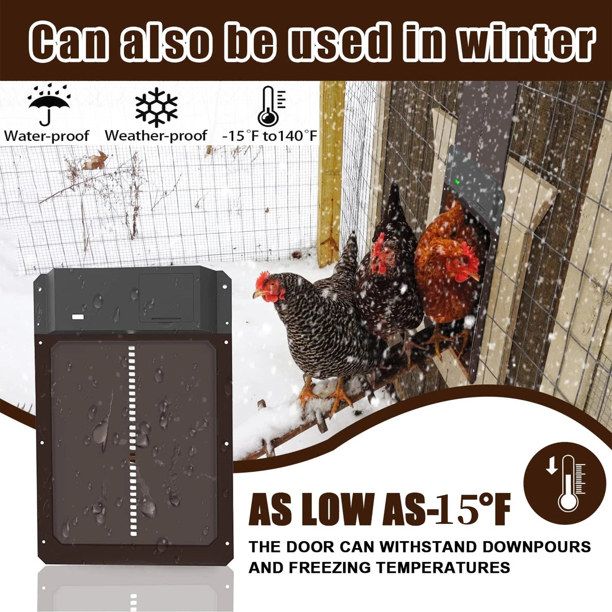 🎉LAST DAY 49% OFF🎉 - Automatic Chicken Coop Door