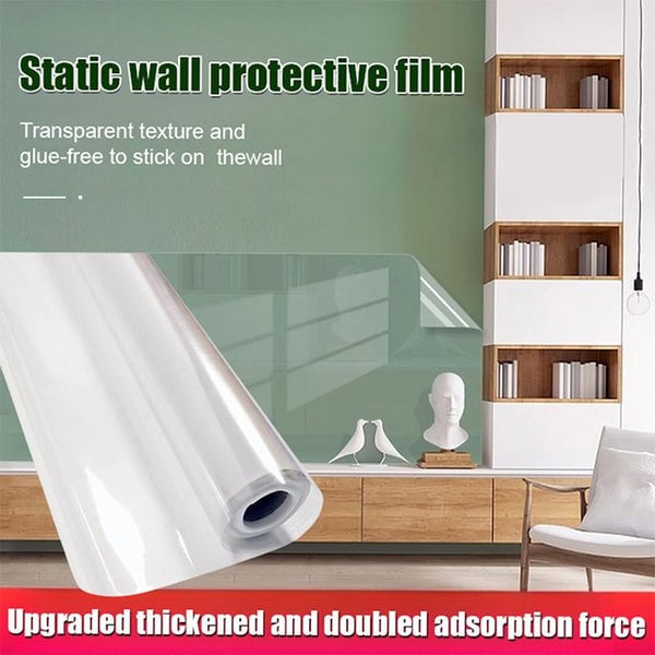 💥Really useful!!! - 🔥Electrostatic Absorption Wall Protective Film