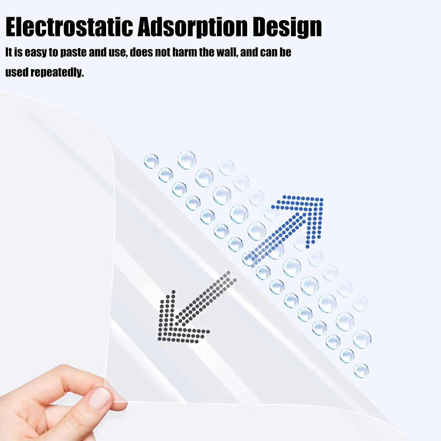 💥Really useful!!! - 🔥Electrostatic Absorption Wall Protective Film